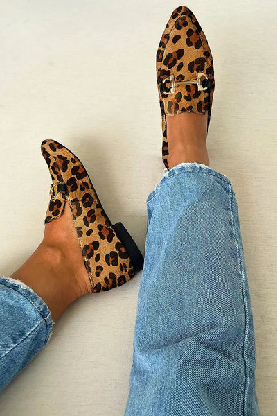 Juul – Elegant Patterned Loafer with Subtle Heels