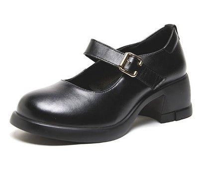 Agnes – Elegant Leather Mary Janes