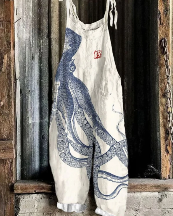 Solea | Lightweight Artisan Overall in Octopus Style