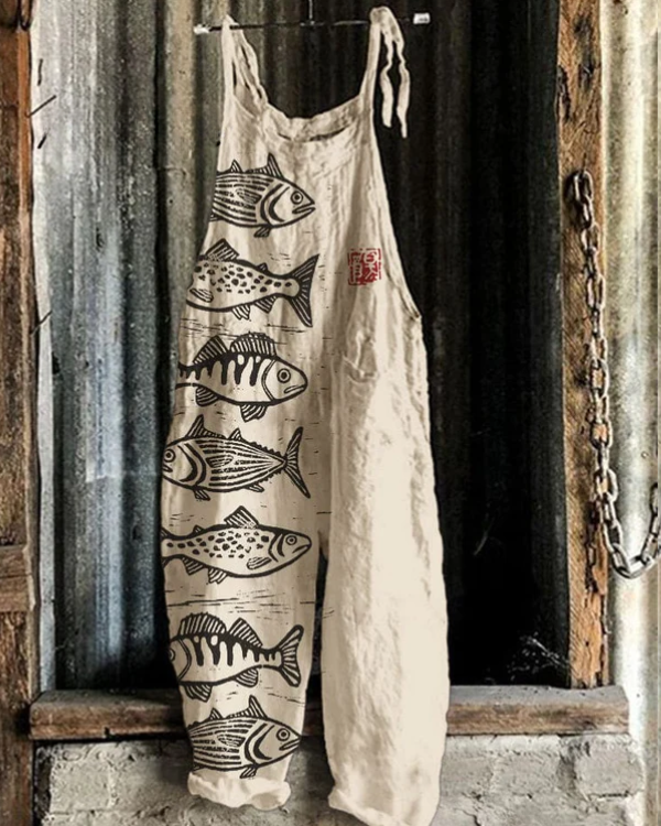Solea | Lightweight artisanal jumpsuit Sicily